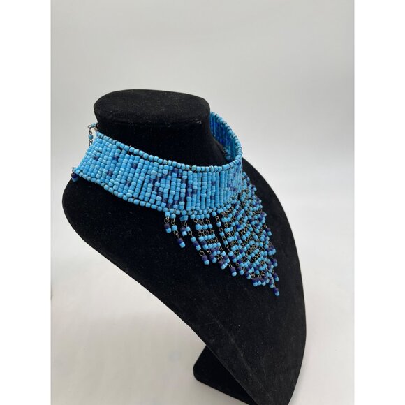 Wholesale Long Tassel Multilayer Boho Turquoise Patterns Ethnic Style Braided De - Picture 2 of 5